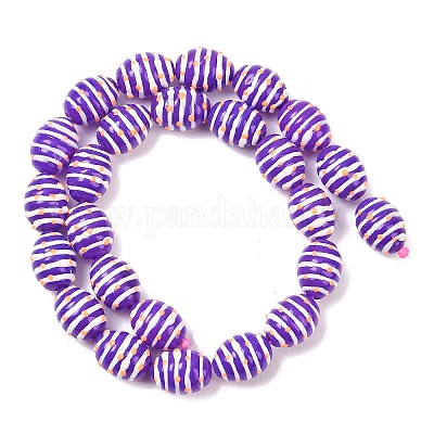 Стеклянные бусины из искусственного нефрита GLAA-L051-02D-1