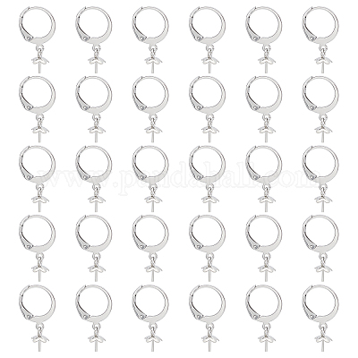 30 шт. фурнитура для сережек из нержавеющей стали 314 STAS-UN0037-62-1