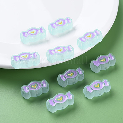 Прозрачные акриловые бусины&nbsp;MACR-S374-05B-05-1