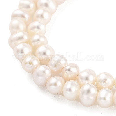 Нити из натурального культивированного пресноводного жемчуга PEAR-C003-07E-1