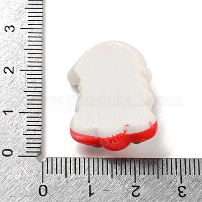 Рождественские кабошоны из непрозрачной смолы для декодирования RESI-U006-02B-1