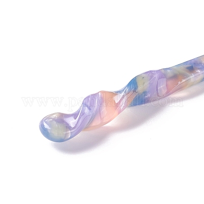 Палочки для волос из ацетата целлюлозы (смола)&nbsp;LS-OHAR-C005-02J-1