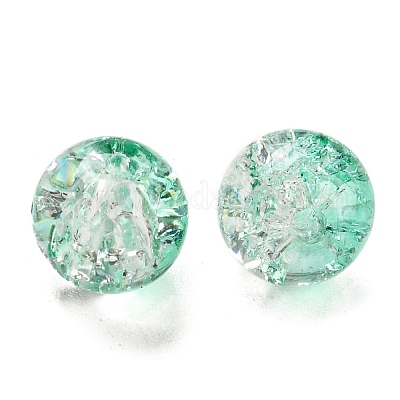 Прозрачные стеклянные бусины с кракелем GLAA-L046-01B-24-1