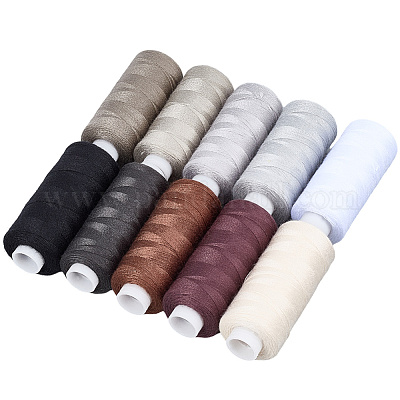 10 шт. нитки швейные полиэстеровые 10-х цветов SENE-CY0001-05A-1