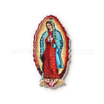 Двухсторонние подвески из акрила с принтом X-MACR-K330-18-1