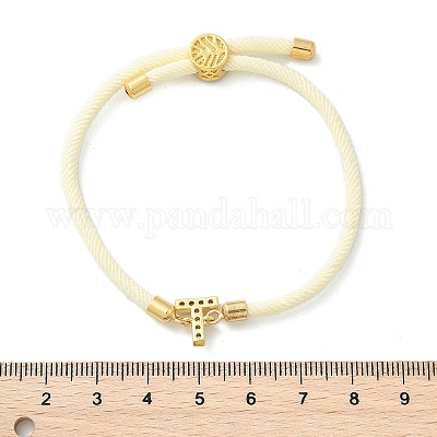 Регулируемые браслеты из нейлона BJEW-C096-01G-20-1