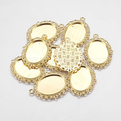 Подвески для кабошонов  & стразов X-PALLOY-A15257-G-NR-1