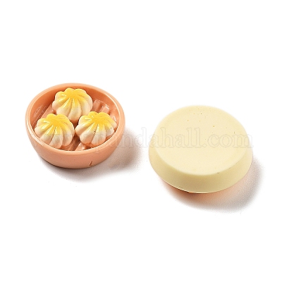 Мини-кабошоны из смолы на тему еды CRES-I037-03-1