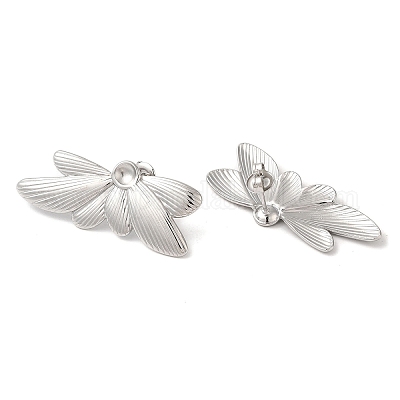 Серьги-гвоздики из нержавеющей стали 304 EJEW-Z022-32P-1