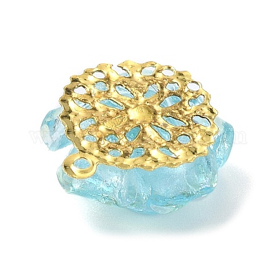 Подвески в виде роз из смолы разных цветов PALLOY-JF02109-01-1