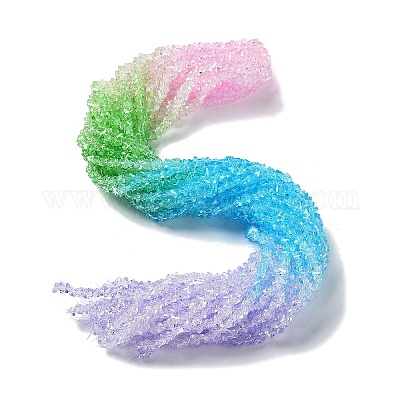 Прозрачные стеклянные бусины&nbsp;GLAA-H023-03E-1