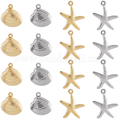 64 шт. 4 стиля подвески из хирургической нержавеющей стали 316 STAS-SC0010-19-1