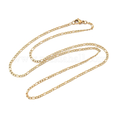 Ионное покрытие(ip) 304 нержавеющая сталь Фигаро цепи ожерелья STAS-K168-01G-1