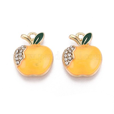 Подвески из сплава с покрытием из хрусталя и эмали PALLOY-T091-29M-1