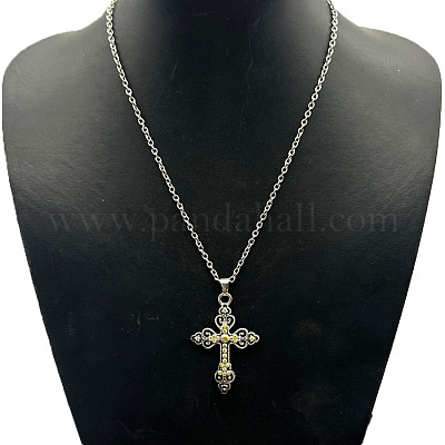 Модные унисекс ожерелья из сплава со стразами YH1785-5-1