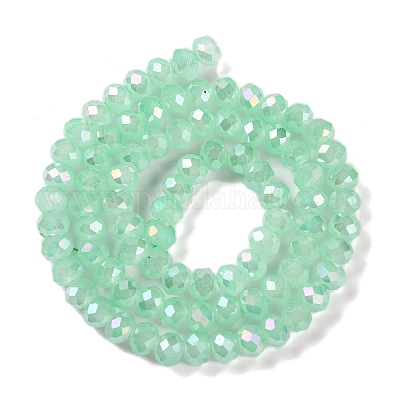 Запекание гальванических нитей стеклянных бусин X1-DGLA-A039-J6MM-B07-1