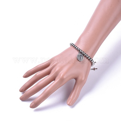 Регулируемые браслеты-слайдеры из нержавеющей стали 304 BJEW-JB04545-01-1