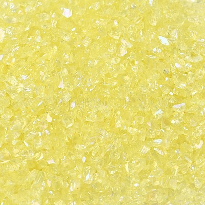 Прозрачная гальваническая поделка из измельченного стекла GLAA-F123-05-1