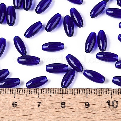 Стеклянные бусины прозрачных цветов SEED-T007-16O-1