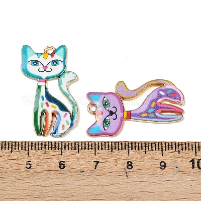 Печатные эмали подвески сплава&nbsp;FIND-D004-01G-1