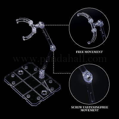 10 шт. 2 стиля пластиковых моделей собранных фигурок держатели для показа FIND-GL0001-79-1