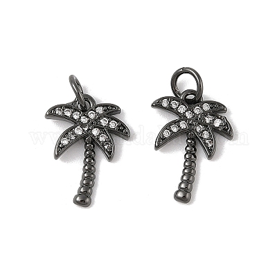 Латунные микро проложить кубического циркония подвески ZIRC-K070-38B-1