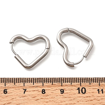 201 серьги-кольца из нержавеющей стали EJEW-Z137-02P-02-1