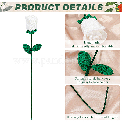 Цветок хлопок с железом вязаный костюм орнамент аксессуары DIY-WH0570-09A-1