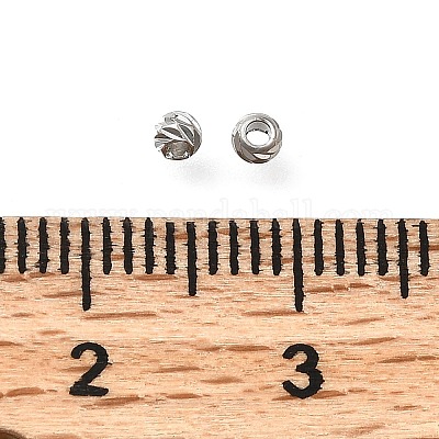 Латунные бусины KK-B147-02A-P-1