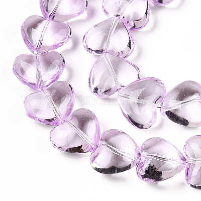 Прозрачные стеклянные бусины нити GLAA-T023-13G-1