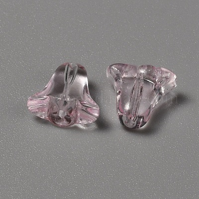 Полупрозрачные стеклянные бусины&nbsp;GLAA-WH0038-08D-1