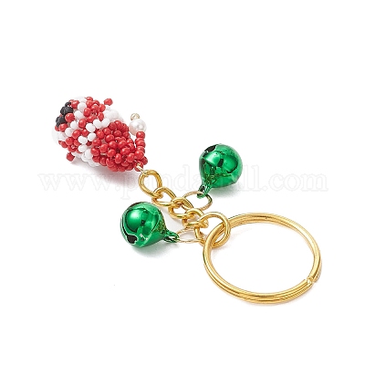 Стеклянные брелоки с Санта-Клаусом KEYC-MZ00054-1