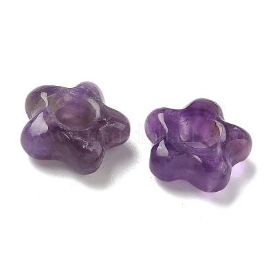 Натуральный аметист европейский бисер G-C252-02G-1