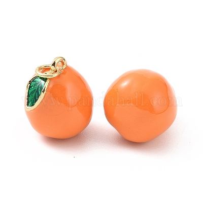 Латунь эмаль подвески KK-O140-05G-1