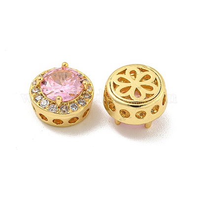 Многожильные звенья из латуни с паве из кубического циркония KK-B096-19G-04-1