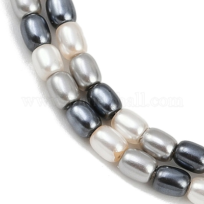 Гальванические оболочки жемчужные бусы пряди BSHE-H113-06B-02-1