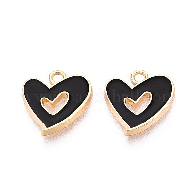 Подвески из эмали и сплава PALLOY-T092-27G-01-1