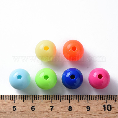 Непрозрачные акриловые бусины MACR-S370-C12mm-M2-1