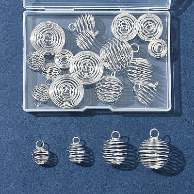 20 шт. 4 стиля подвески из железной проволоки FIND-FS0003-39-1