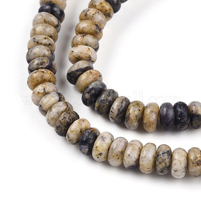 Натуральный кунжут яшма / киви нитки бусины яшмы G-T140-84-1