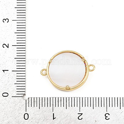 Соединители из латуни с микрочастицами и кубическим цирконием KK-I656-30G-02-1-1