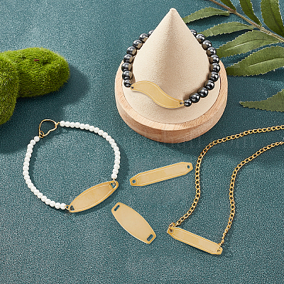 48 шт. 4 стиля 201 подвески-соединители из нержавеющей стали STAS-DC0014-18-1