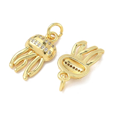 Латунные микро проложить кубического циркония подвески KK-I355-01G-01-1