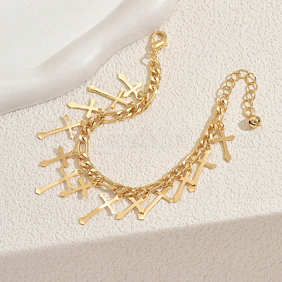 Браслеты с железными подвесками в стиле панк AZ1662-1