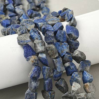 Сырой грубый натуральный лазурит бисер прядь G-M453-D06-1