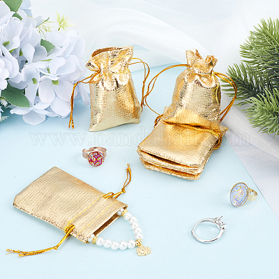 60 шт. мешочки из органзы с завязками OP-BBC0001-01A-1