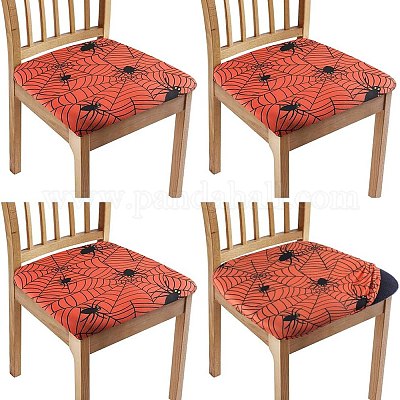 Чехол на стул из полиэстера на Хэллоуин AJEW-WH20005-15B-1