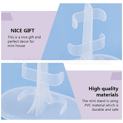 Пластиковые подставки для кукол ODIS-WH0038-98B-1