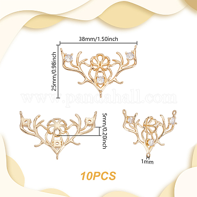 10 шт. латунные подвесные скобы KK-GA0002-20-1