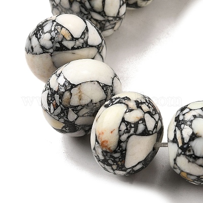 Синтетических нитей бирюзовые бусы G-F791-E01-02B-1